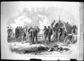 Old Print 1867 Bivouac Garibaldians Nerola Roman States Siers Filippo Le 19th