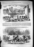 Old Print 1860 Revolution Sicily Italy Garibaldi Neapolitan Siers Melazz 19th