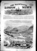 Old Print 1860 Revolution Sicily Bivouac Sunrise Villafrati Siers Mounta 19th