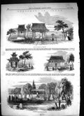 Old 1856 Japan Gateway Belfry Hakodade Temple Burial Place Graves Cem Victorian