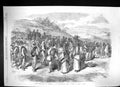 Old Print *6084 1867 Garibaldians Bagnorea Roman States War Siers Filipp