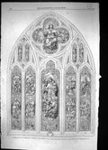 Old 1867 Stained-Glass Window Sidmouth Church Devon Queen Memory Duke Victorian