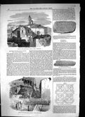 Old 1858 Earthquake Italy Naples Potenza Runic Knotting Forres Stone Victorian