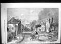 Old 1864 War Denmark Bombardment Sonderburg Ruins Buildings Street Sc Victorian