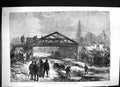 Antique Print 1875 Railway Accident Crash Shipton-On-Cherwell Train Bridge 19th