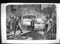 Antique Print 1862 Manufacture Armstrong Gun Woolwich Arsenal Coiling Bars 19th