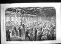 Old Print 1862 Manufacture Armstrong Gun Woolwich Arsenal Beehive Workers 19th