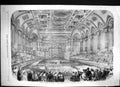 Antique Print 1858 Messrs. Gibson Bright Free-Trade Hall Manchester Meeting