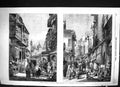Old Antique Print 1858 Street Scene Lahore India People Houses Carpenter 19th