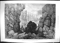 Antique Old Print 1881 Tourist Iceland Entrance Allmannagja Rocks Fine Art 19th