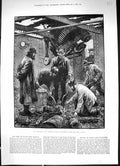Old 1881 Fire Steamer Ship Solway Steerage Wreckage Kingstown Kelly F Victorian