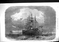 Old 1866 Great Eastern Ship Picking Atlantic Telegraph Cable Fine Art Victorian