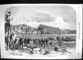 Old 1866 Scene Landing Atlantic Cable Heart'S Content Bay Newfoundlan Victorian