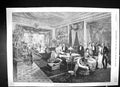 Old 1888 Interior Drawing Room Sandringham Mansion House Royal Family Victorian