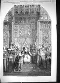 Old 1849 Opening Parliament Queen Throne Speech Lord Chancellor House Victorian
