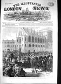 Old 1867 Fenian Prisoners Dublin Castle Yard Ireland Mountjoy Prison Victorian