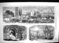 Old 1862 Fire Enschede Holland Doorway Protestant Church Roman Cathol Victorian