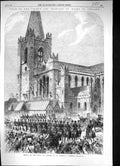 Old 1868 Visit Prince Wales Ireland St. Patrick'S Cathedral Architect Victorian