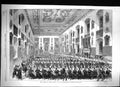 Old Antique Print 1868 Prince Wales Dining Bartholomews Hospital Banquet 19th