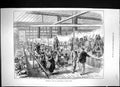 Original Old Antique Print 1872 Exhibition Arts Manufactures Kiyoto Japan 19th