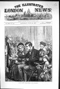 Antique Old Print 1873 Hospital Sunday Thank-Offering Convalescent Fine Art