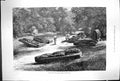 Original Old Antique Print 1873 Fine Art Tombs Gond Rajahs Chanda India 19th