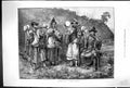 Original Old Antique Print 1873 Travelling Lamas Darjeeling Himalayas Fine Art