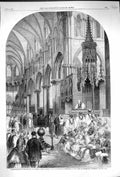Old 1862 Enthronisation Rev. Charles Thomas Longley Lord Archbishop C Victorian