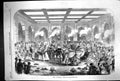 Old Antique Print 1858 Scene Hoolie Festival India People Entertainment 19th