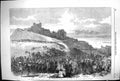 Old Print 1867 Easter Volunteer Review Dover War Siers Marching Castle H 19th