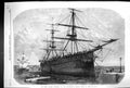 Old 1867 Screw Steamer Ship Euphrates Conveyance British Troops India Victorian