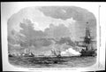 Old 1866 Experimental Firing Bellerophon Ship Royal Sovereign Spithea Victorian