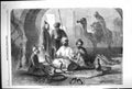 Old Print 1859 Snake Charmers Inhabitants Riff Coast Morocco Africa Camel 19th