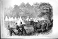 Old 1861 War America Quartermaster Killing Bullocks Federal Camp Virg Victorian
