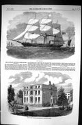 Old 1856 Ship Istanboul Harley House New-Road Queen Oude House Archit Victorian