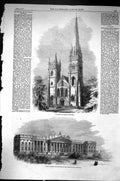 Old 1861 Llandaff Cathedral Architecture Public Library Museum Art Me Victorian