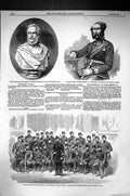 Old 1858 Bust Henry Havelock Van Straubenzee Band Paris Garde Nationa Victorian