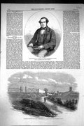 Old 1860 Cowper Chief Commissioner Works View Solferino Sacchi Milan Victorian