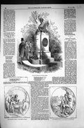 Old 1854 Hood Memorial Kensal Green Relief Bridge Sighs Dream Eugene Victorian