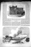Old 1867 Experiments Mackay Gun Crosby Sands Liverpol Agincourt Targe Victorian