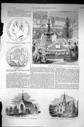 Old 1856 Church All Saints Child'S-Hill Hendon Fish Hatching Paris Ch Victorian