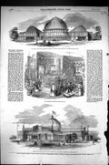 Old 1852 Exhibition Building Dublin Salisbury Industry Nations New Yo Victorian