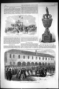 Old 1866 Colonel Bingham Dorset Militia Beaufort Cup Deaf Dumb Instit Victorian