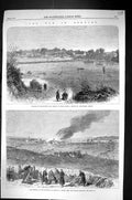 Old Print 1864 War Denmark Eckernsunde Bridge Boats Prussian Siers War R 19th