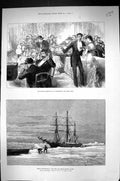 Old 1882 Arctic Exploration Eira Ship Leigh Smith Yacht New Year Tele Victorian