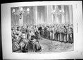 Antique Old Print 1873 Lord Mayor Banquet Mansion House Provincial Boroughs