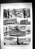 Old 1875 Railway Settle Carlisle Sherwood Brow Giggleswick Pennegenh Victorian