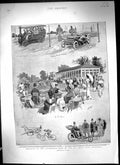 Old 1899 Automobile Show Deer Park Richmond Prince Edward Saxe Weimar Victorian