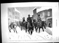 Old 1878 Snow Plough Clearing Streets Newcastle-On-Tyne England Fine Victorian