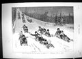 Old 1878 Life Canada Earl Countess Dufferin Tobogganing Party Snow Ot Victorian
